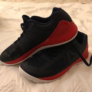 Blue/Red Reebok CrossFit sneaks